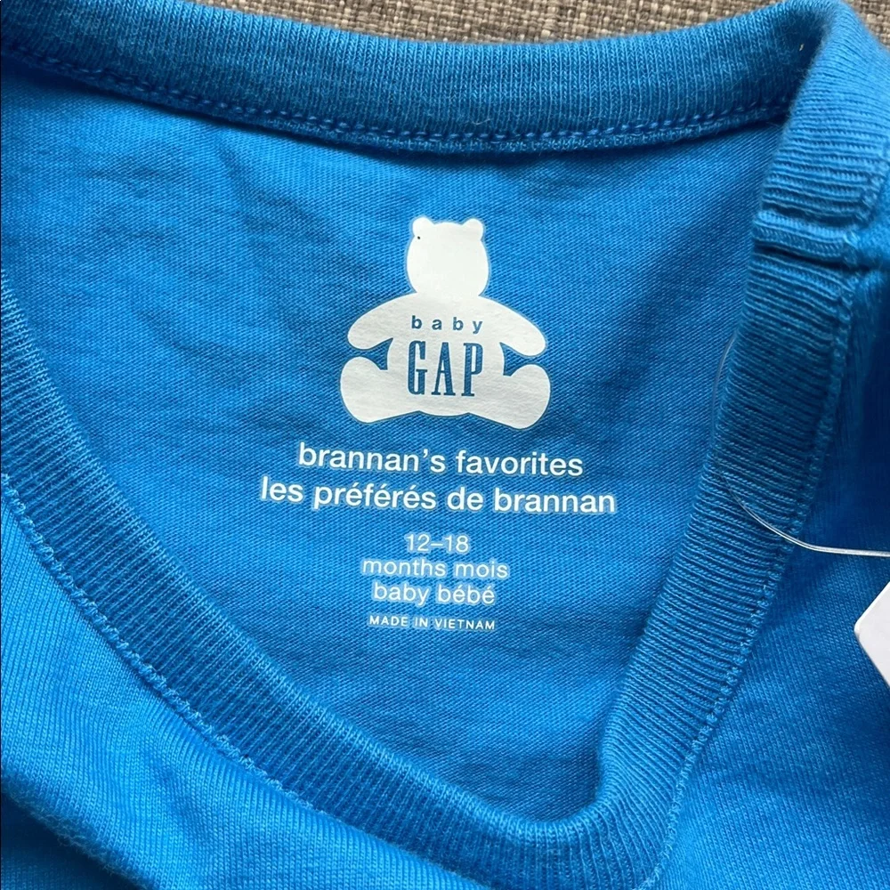 Gap Baby Surf Mom’s Tiny Dude Blue One Piece Top 12-18m NWT